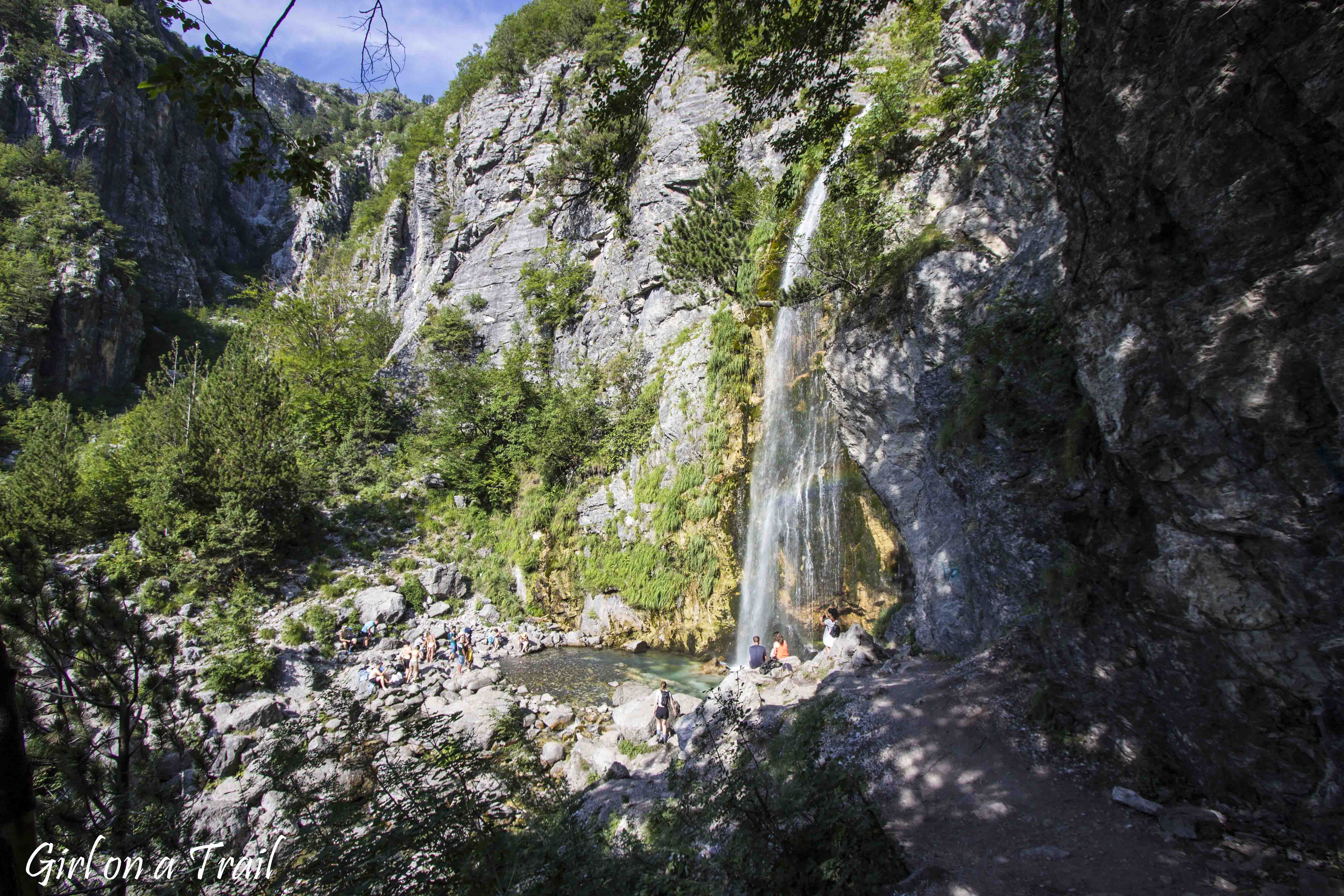 Albania, Grunas waterfall