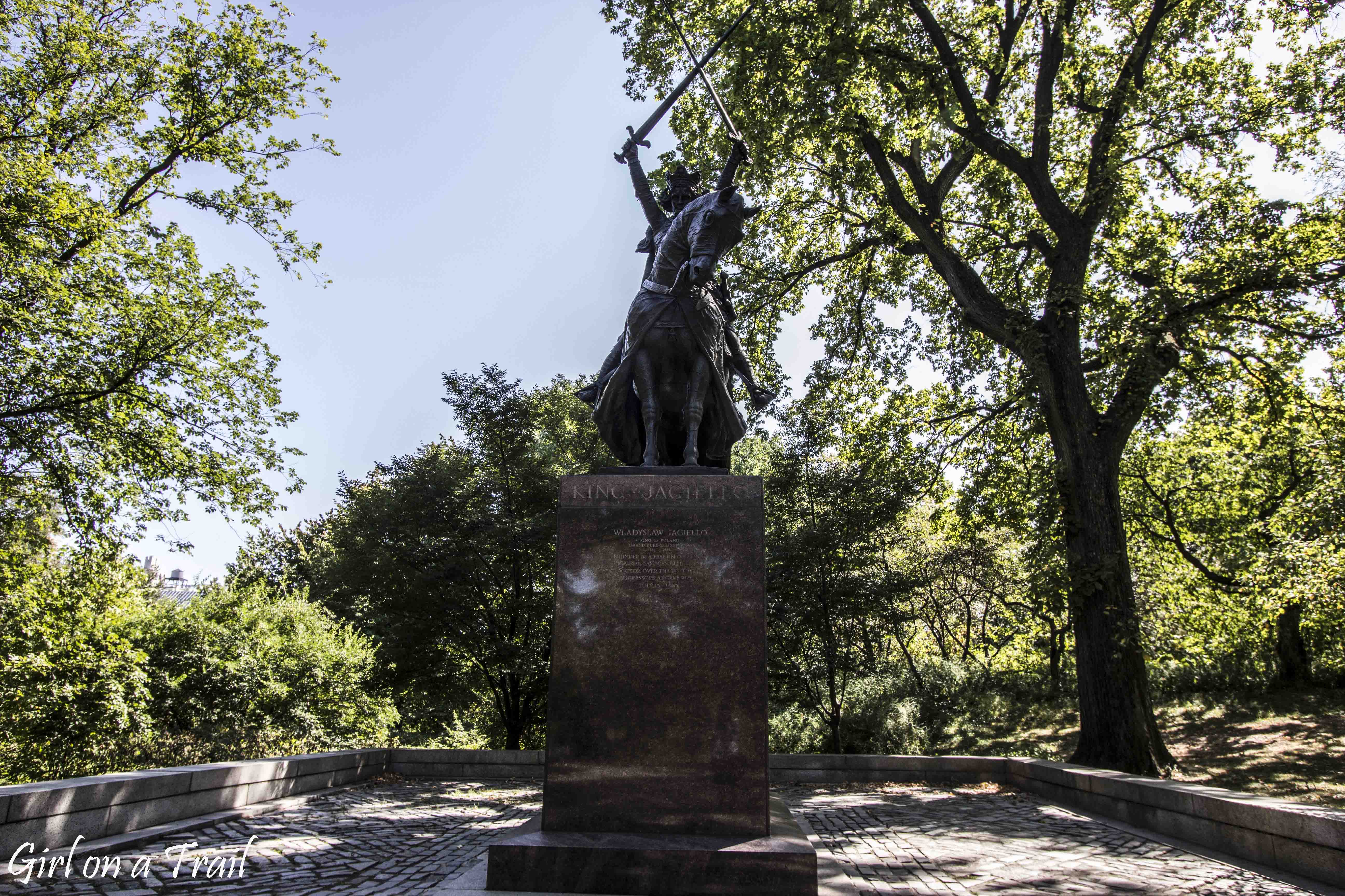 Central Park - pomnik Jagiełły