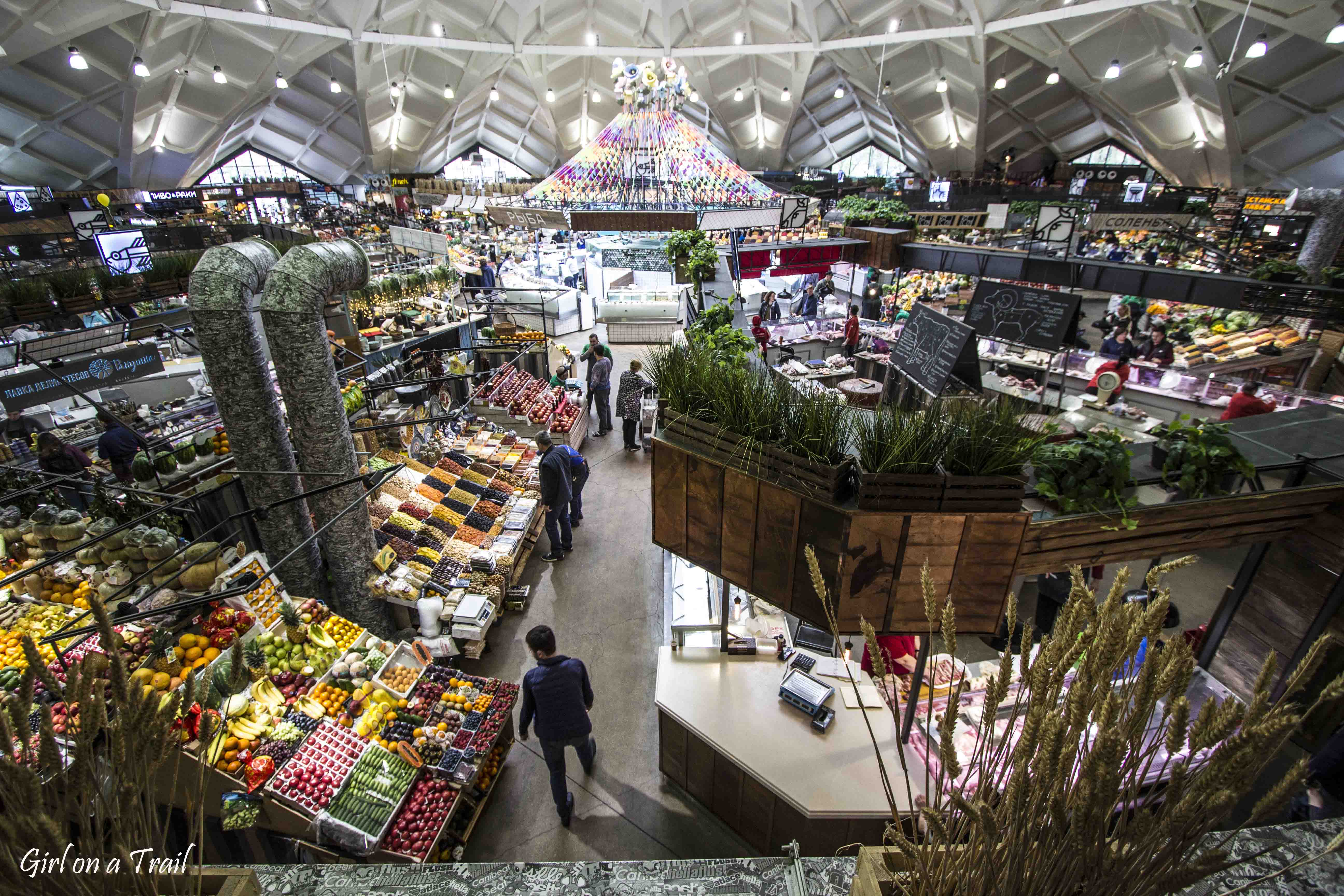 Moskwa, jedzenie, Danilovsky market