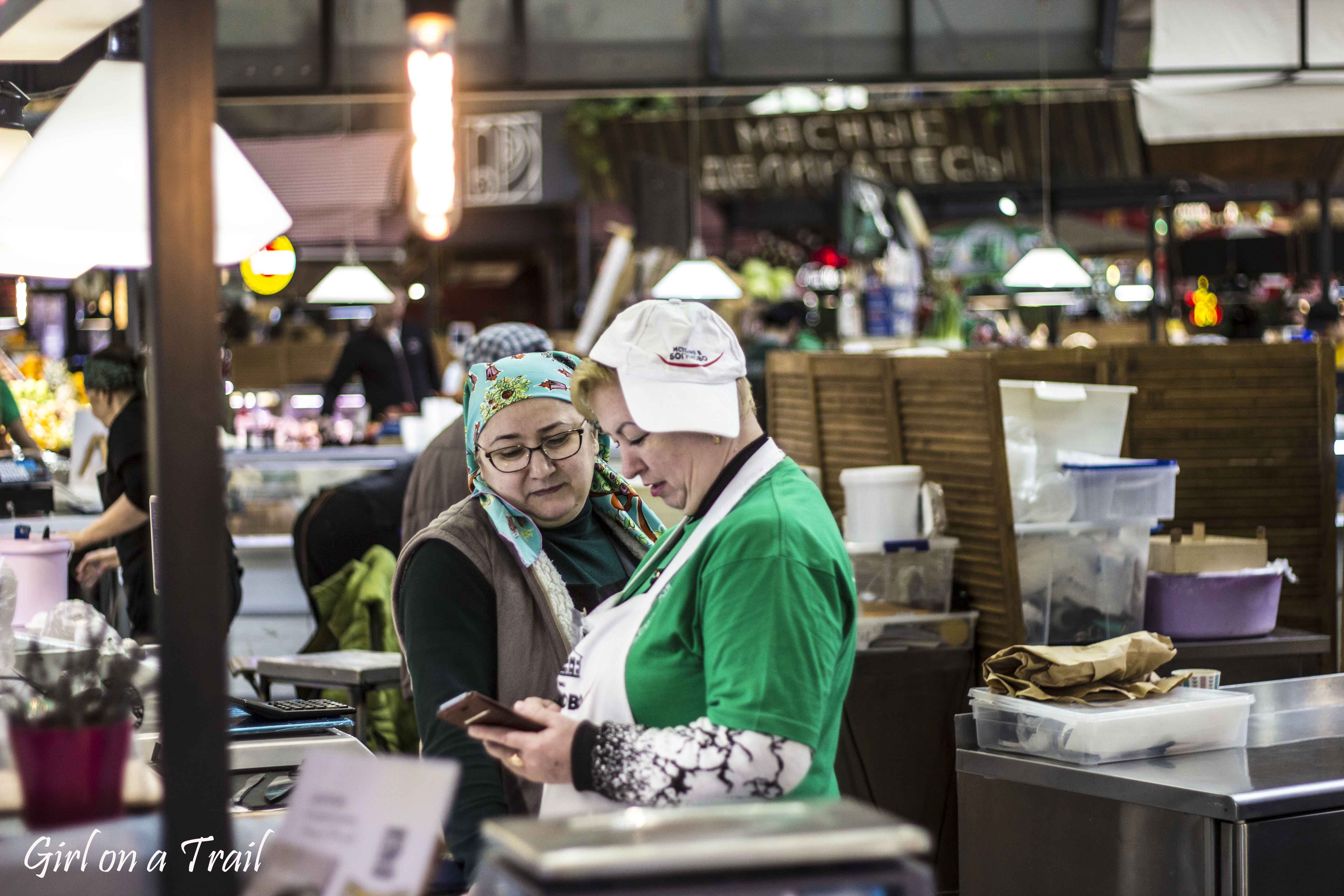 Moskwa, jedzenie, Danilovsky market