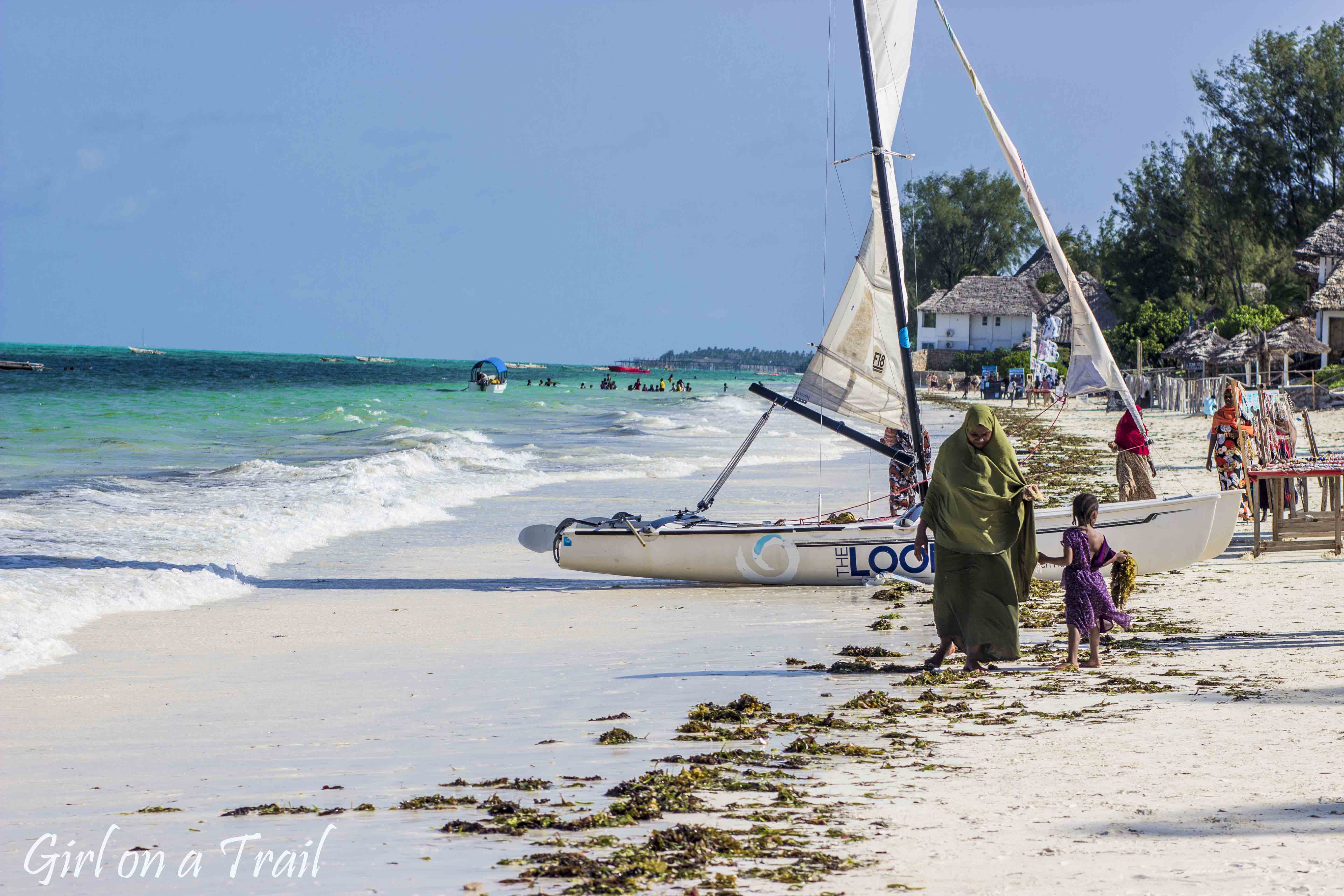 Tanzania, Zanzibar, Jambiani Beach