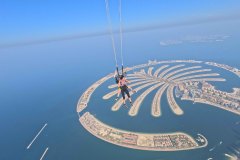 Dubai- skydiving, palm Jumeirah