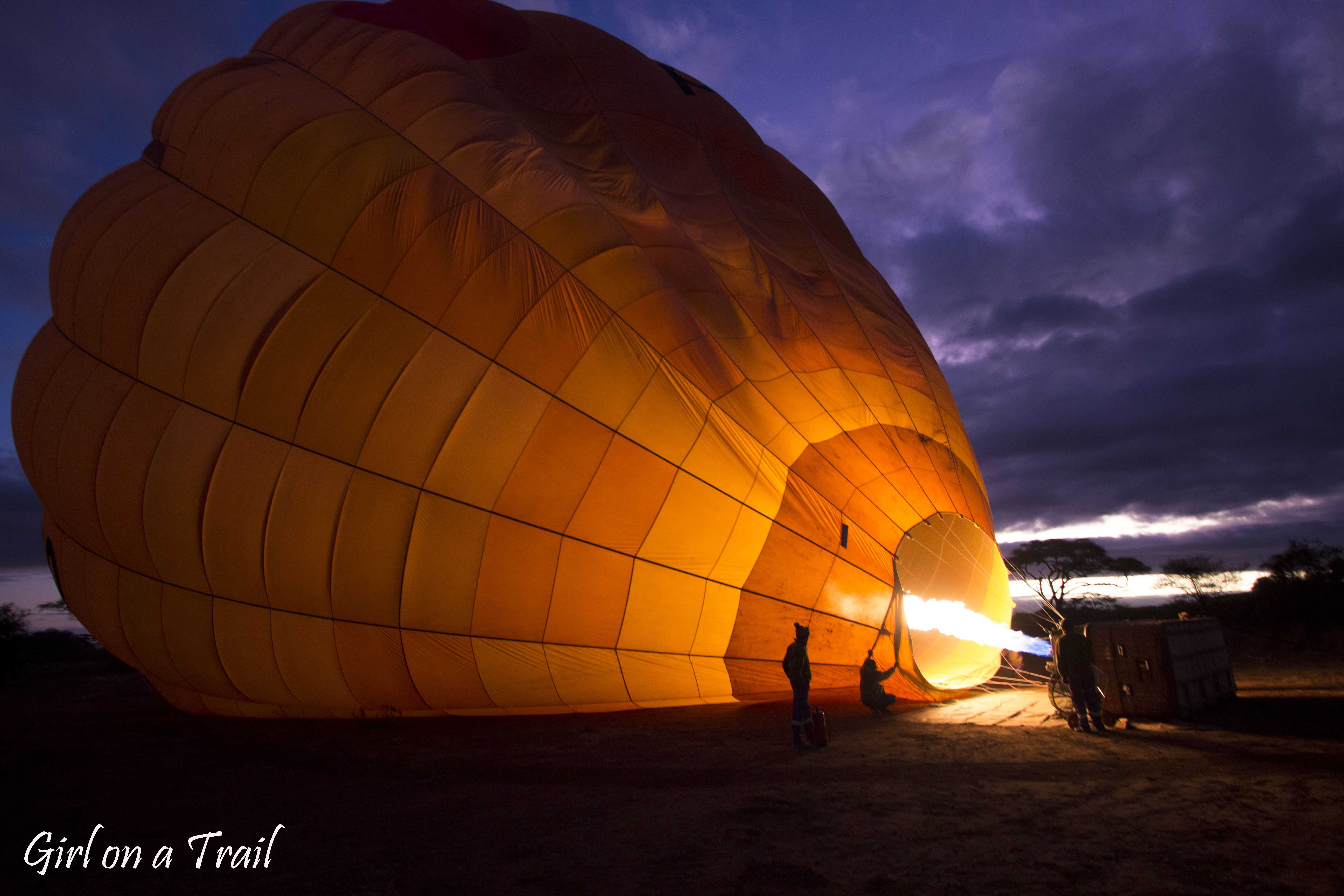 Kenia/Kenya - Amboseli, baloon