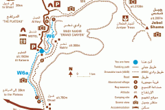 Oman - Balcony Walk, mapka