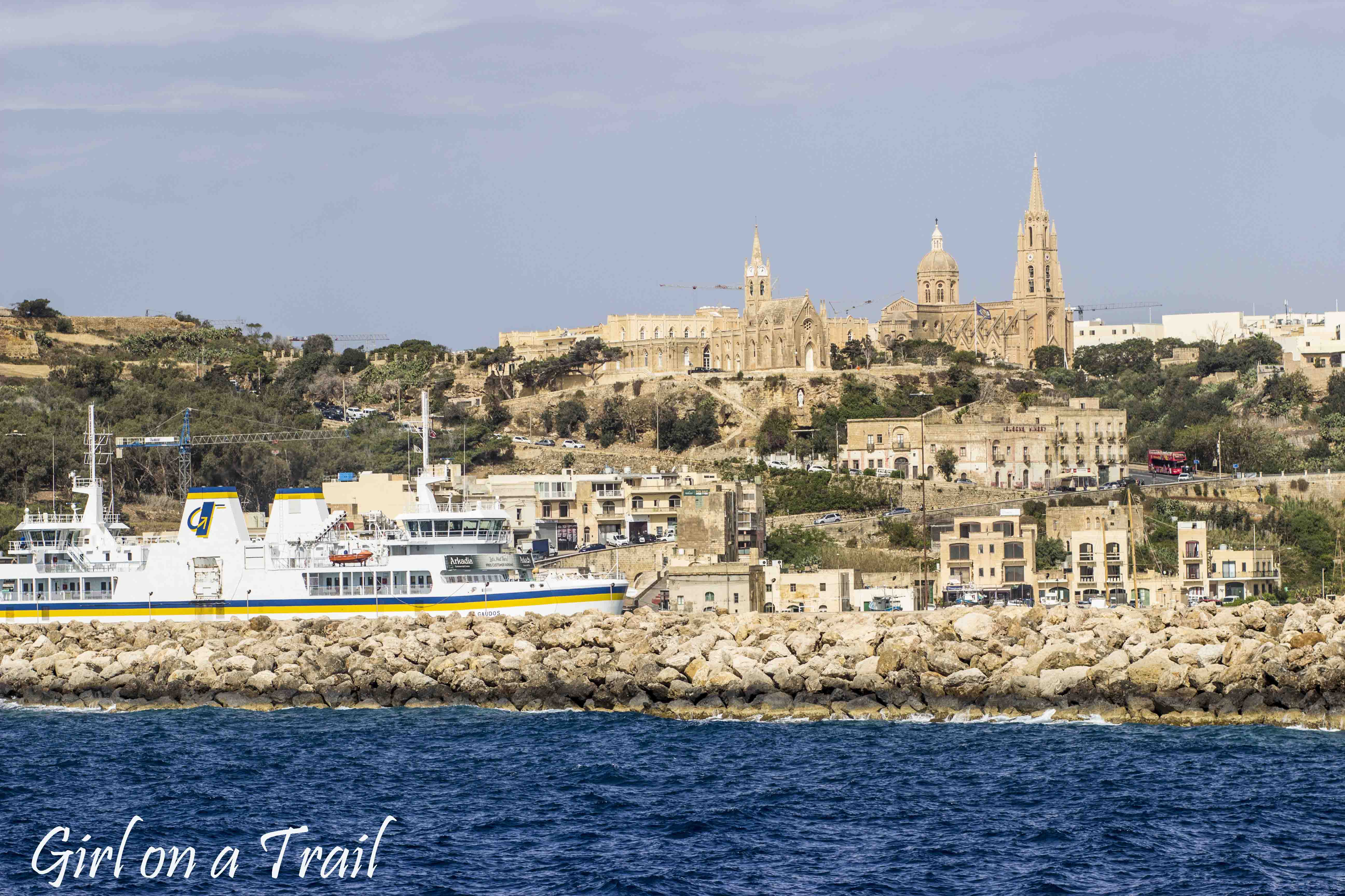 Malta, Gozo - port