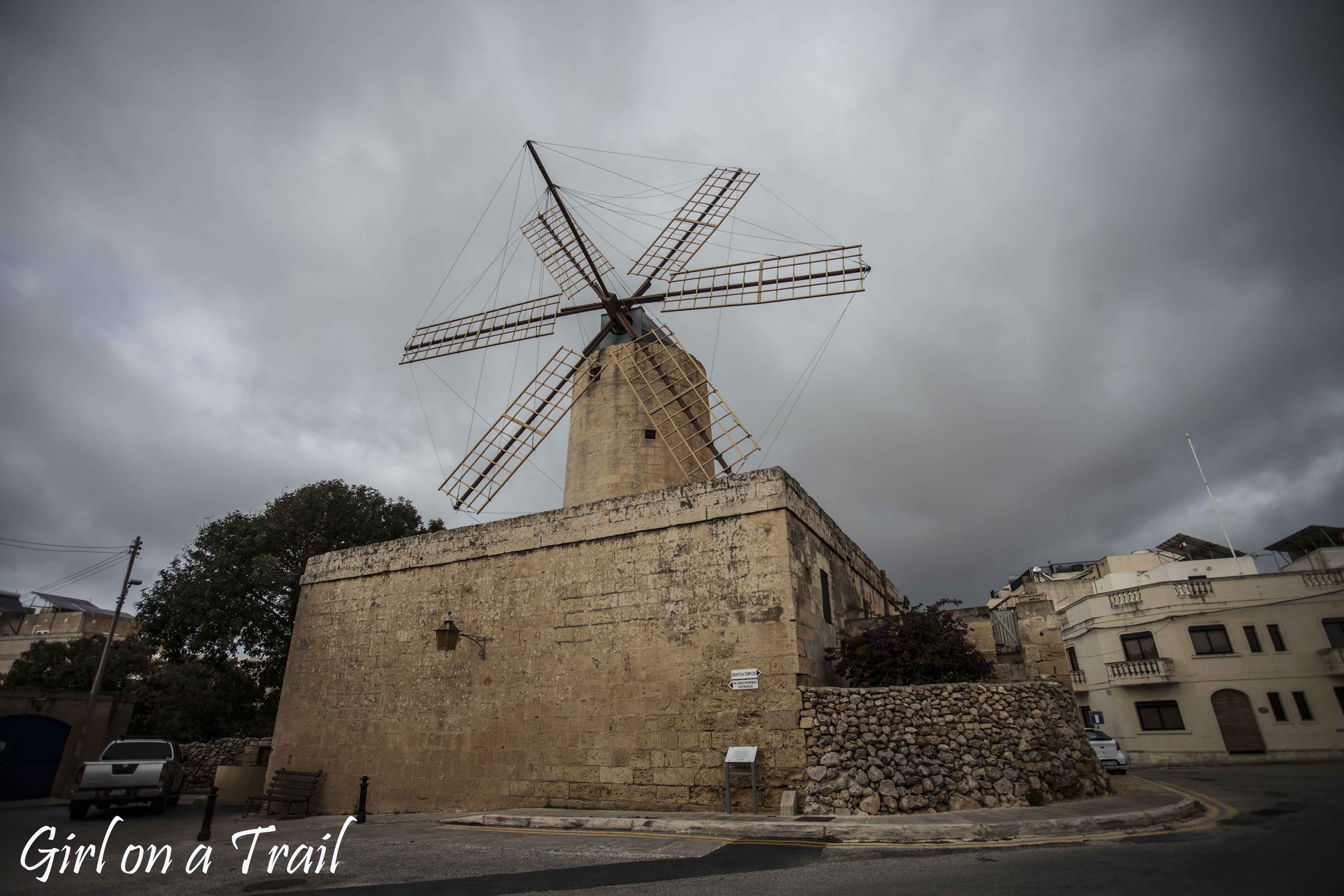 Malta, Gozo, wiatrak