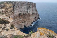 Malta, Gozo - Klify Ta Cenc