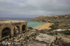 Malta, Gozo - plaża Ramla