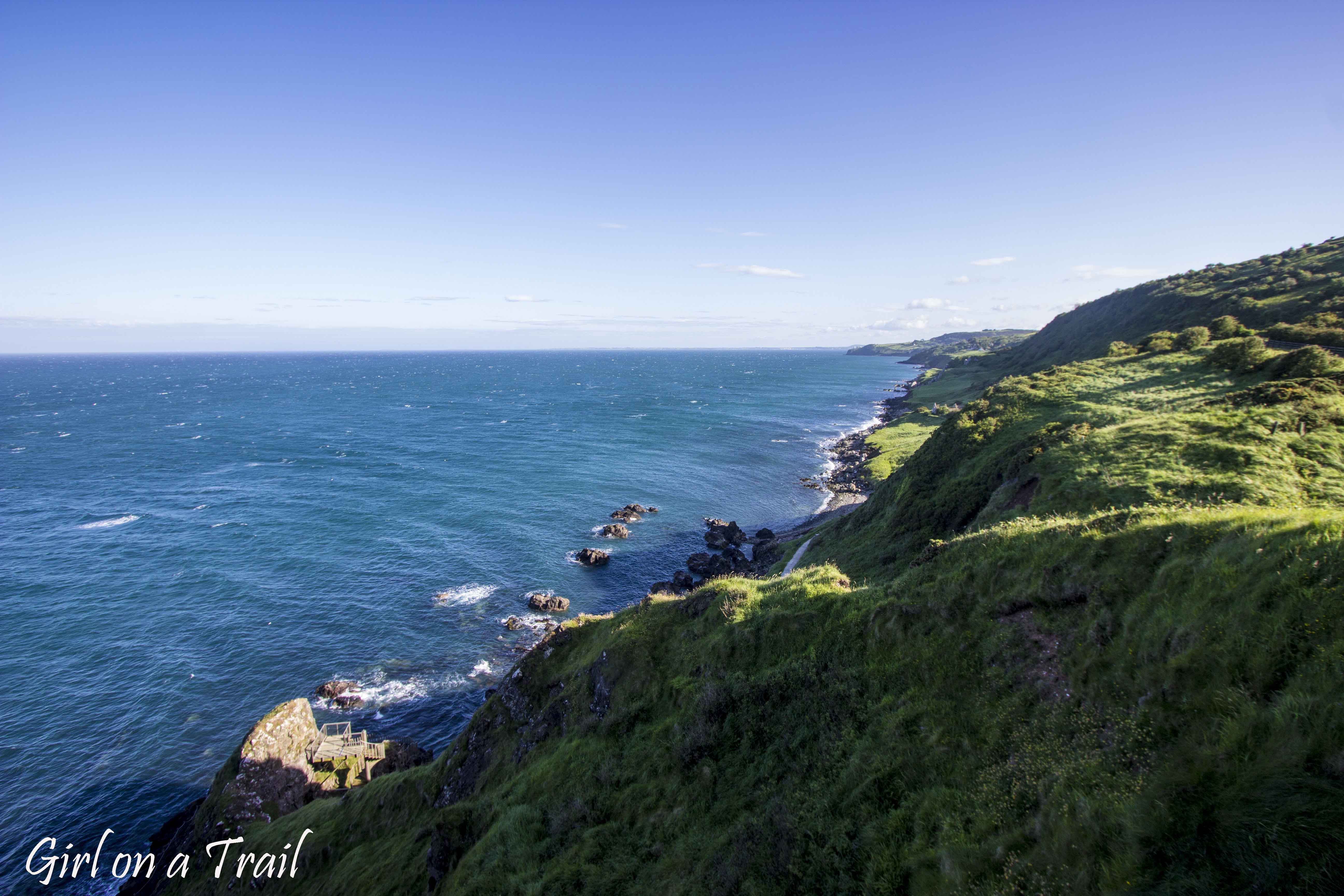 Irlandia Północna, Gobbins Cliffs