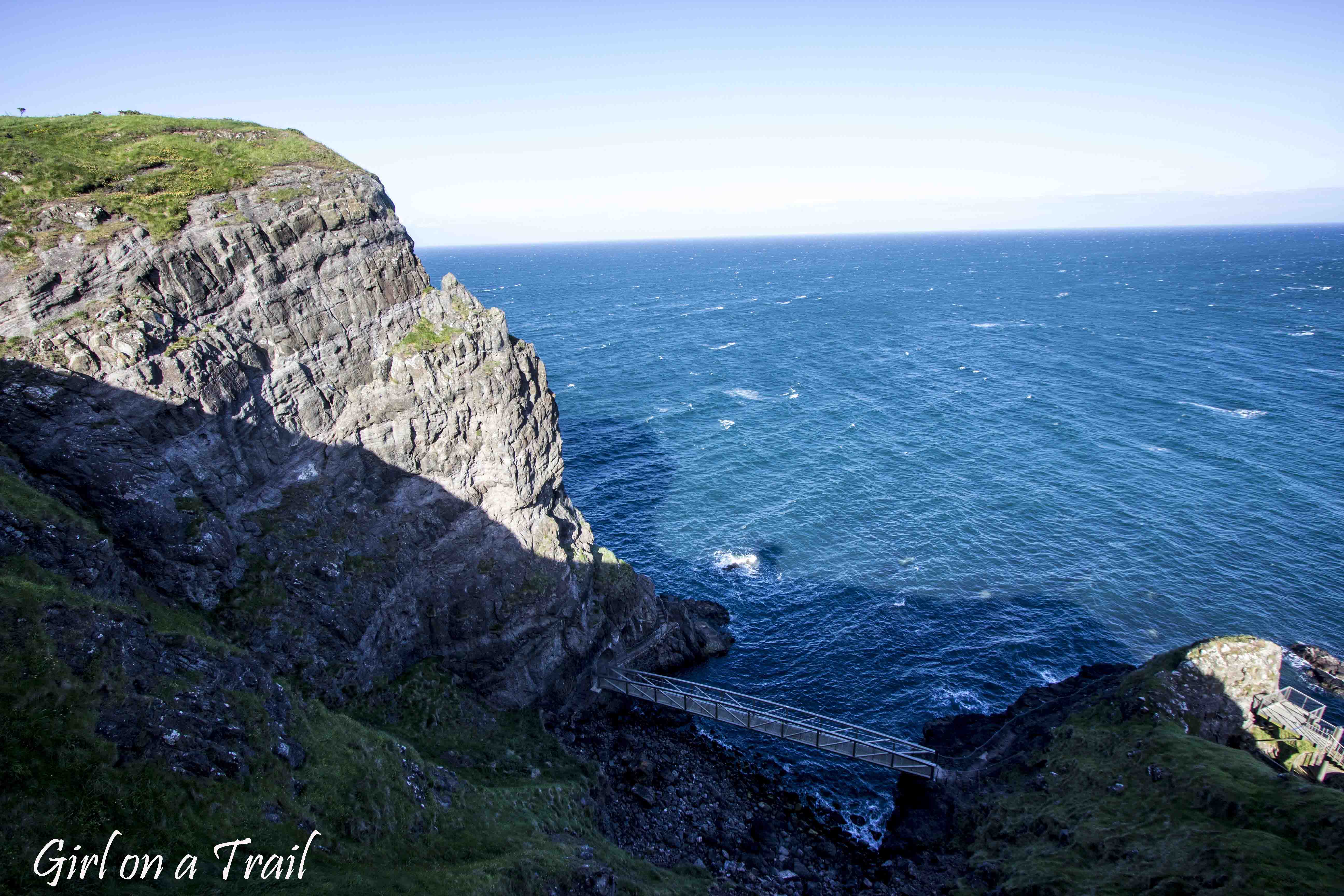 Irlandia Północna, Gobbins Cliffs