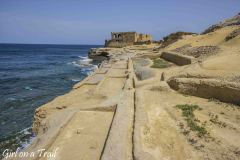 Malta, Gozo - Qolla l-Bajda Battery